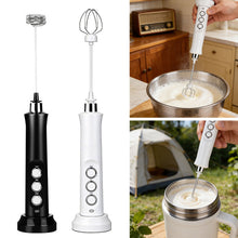 Load image into Gallery viewer, 3 In 1 Portable Wireless USB Rechargeable Electric Milk Frother 3 Speeds Handheld Foam Maker Coffee Frothing Wand Drink Mixer For Latte Cappuccino
