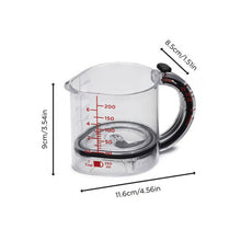 Load image into Gallery viewer, 4 In 1 Multifunctional Food Grade Adjustable Measuring Cup With Scraper Base Precision V Shaped Spout For Cooking Baking
