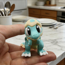Load image into Gallery viewer, 3D Printed Cute Eggshell Dinosaur Baby Figure Movable Joints Realistic Eyes Hatch Desktop Doll Home Office Decor Kids Gift
