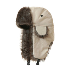 Load image into Gallery viewer, Winter Windproof Coldproof Ear Protection Hat Fleece Lined Pilot Cap with Buckle Outdoor Mountaineering Cycling Warm Equipment

