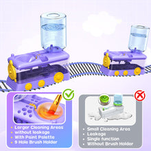 Load image into Gallery viewer, Lazy Painter's Brush Washer Automatic Water Change Paint Brush Cleaner Children's Art Painting Supplies
