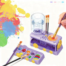 Load image into Gallery viewer, Lazy Painter's Brush Washer Automatic Water Change Paint Brush Cleaner Children's Art Painting Supplies
