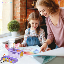 Load image into Gallery viewer, Lazy Painter's Brush Washer Automatic Water Change Paint Brush Cleaner Children's Art Painting Supplies
