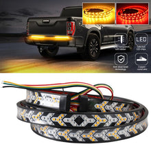Load image into Gallery viewer, Car LED Tailgate light Strip Turn Signal Lamp Flowing Dynamic Warning Brake Reverse Tail light Bar 12-24V Truck Lamp
