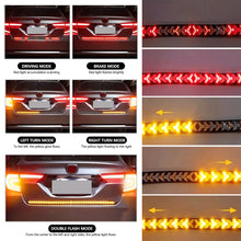 Load image into Gallery viewer, Car LED Tailgate light Strip Turn Signal Lamp Flowing Dynamic Warning Brake Reverse Tail light Bar 12-24V Truck Lamp
