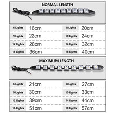 Load image into Gallery viewer, Car LED DRL Daytime Running Lamp White Led Flexibles Waterproof Driving Fog Light Signal DayLight Auto Styling
