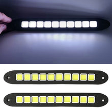 Load image into Gallery viewer, 2Pcs Car LED Daytime Running Light DRL COB White Waterproof Flexible Silicone Highlight Auto COB Lamp Car Exterior Accessories

