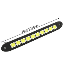 Load image into Gallery viewer, 2Pcs Car LED Daytime Running Light DRL COB White Waterproof Flexible Silicone Highlight Auto COB Lamp Car Exterior Accessories
