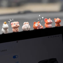 Load image into Gallery viewer, Car Interior Accessories Cute Cartoon Friendly Animals Ornament Auto Interior Dashboard for Girls Gifts Drop
