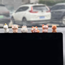 Load image into Gallery viewer, Car Interior Accessories Cute Cartoon Friendly Animals Ornament Auto Interior Dashboard for Girls Gifts Drop
