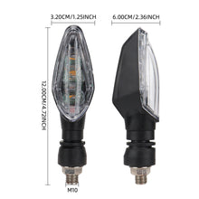 Load image into Gallery viewer, Motorcycle LED Turn Signal Light Amber Flasher Indicator Waterproof Warning Blinker Rear Tail Lights for Motorbike Scooter
