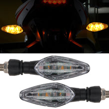 Load image into Gallery viewer, Motorcycle LED Turn Signal Light Amber Flasher Indicator Waterproof Warning Blinker Rear Tail Lights for Motorbike Scooter
