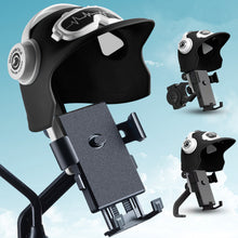 Load image into Gallery viewer, Motorcycle Rider Small Helmet Mobile Phone Holder Electric Bicycle Waterproof Sunshade Navigation Mobile Phone Holder
