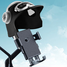 Load image into Gallery viewer, Motorcycle Rider Small Helmet Mobile Phone Holder Electric Bicycle Waterproof Sunshade Navigation Mobile Phone Holder
