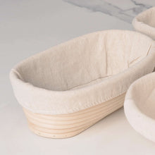 Load image into Gallery viewer, 1Pc Round Oval Bread Basket Liner Cloth Reusable Sourdough Proofing Dough Fermentation Cover DIY Baking Tools
