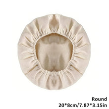 Load image into Gallery viewer, 1Pc Round Oval Bread Basket Liner Cloth Reusable Sourdough Proofing Dough Fermentation Cover DIY Baking Tools
