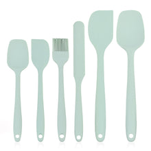 Load image into Gallery viewer, 6 Pieces Food Grade Silicone Spatula Set Heat Resistant Non Stick Spatula Turner Scraper Oil Brush For Cooking Baking Mixing Kitchen Tool
