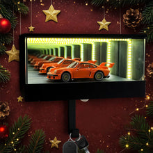 Load image into Gallery viewer, Wall Mount Car Garage Key Holder With LED Light Mirrored Key Organizer Entryway Mail Door Keychain Storage Rack For Home Office
