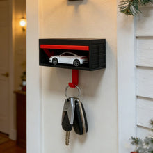 Load image into Gallery viewer, New Creative 3D Printed Car Garage Shaped Key Holder Switchable Wall Hanger Decorative Hooks Home Bedroom Storage Box Decoration
