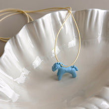 Load image into Gallery viewer, Lucky Running Horse Pendant Necklace Gold Plated Colorful Enamel Drop Glazed Pony Chain For Women Men Party Wedding Casual Hoodie Jewelry Gift
