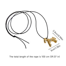 Load image into Gallery viewer, Lucky Running Horse Pendant Necklace Gold Plated Colorful Enamel Drop Glazed Pony Chain For Women Men Party Wedding Casual Hoodie Jewelry Gift
