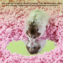 Load image into Gallery viewer, Hamster Wood Chip Paper Cotton Thermal Insulation Pad Material Absorb Water Deodorize Hamster Cages
