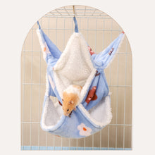 Load image into Gallery viewer, Flannel Hamster Hammock Rodent Hamster Bed House Three-tiered Suspensibility Hammock Sugar Glider Toys
