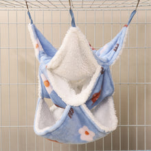 Load image into Gallery viewer, Flannel Hamster Hammock Rodent Hamster Bed House Three-tiered Suspensibility Hammock Sugar Glider Toys
