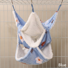 Load image into Gallery viewer, Flannel Hamster Hammock Rodent Hamster Bed House Three-tiered Suspensibility Hammock Sugar Glider Toys
