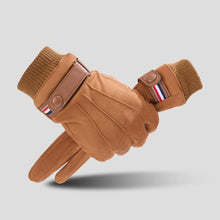 Load image into Gallery viewer, Cycling Warm Gloves For Men Suede Windproof Plush Gloves Touchscreen Outdoor Cycling Equipment Motorcycle Ski Gloves
