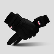 Load image into Gallery viewer, Cycling Warm Gloves For Men Suede Windproof Plush Gloves Touchscreen Outdoor Cycling Equipment Motorcycle Ski Gloves
