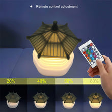 Load image into Gallery viewer, Multifunction Foldable Full Silicone Camping Lantern Remote-controlled Dimming Outdoor Tent Waterproof Ambient Light
