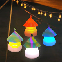Load image into Gallery viewer, Multifunction Foldable Full Silicone Camping Lantern Remote-controlled Dimming Outdoor Tent Waterproof Ambient Light
