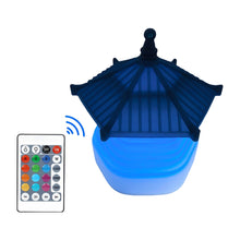 Load image into Gallery viewer, Multifunction Foldable Full Silicone Camping Lantern Remote-controlled Dimming Outdoor Tent Waterproof Ambient Light
