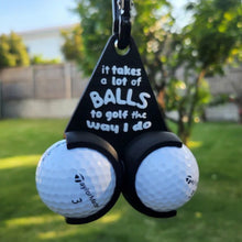 Load image into Gallery viewer, Creative Golf Ball Holder with Hook Funny Golf Ball Display Stand Gift for Golf Lovers Golf Accessory
