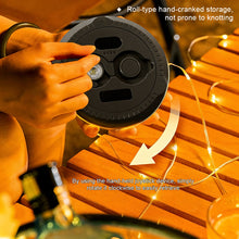 Load image into Gallery viewer, 8M Retractable Outdoor Camping Light String With Hook Portable Emergency Ambient Lighting Type-C Charging
