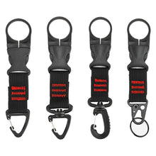 Load image into Gallery viewer, 1PC Multifunctional Outdoor Hiking Camping Water Bottle Carabiner Clip Portable Auxiliary Webbing Buckle Snap Lock Design

