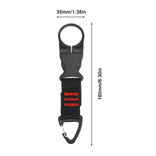 Load image into Gallery viewer, 1PC Multifunctional Outdoor Hiking Camping Water Bottle Carabiner Clip Portable Auxiliary Webbing Buckle Snap Lock Design

