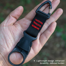 Load image into Gallery viewer, 1PC Multifunctional Outdoor Hiking Camping Water Bottle Carabiner Clip Portable Auxiliary Webbing Buckle Snap Lock Design
