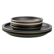 Load image into Gallery viewer, Outdoor Camping Aluminum Alloy Plate Portable Lightweight Easy-Clean Retro Picnic Tray Camping Cookware
