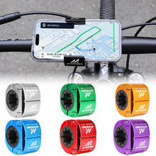Load image into Gallery viewer, Low-Profile Ring-Type Bicycle Phone Mount Waterproof Rust-Resistant Aluminum Alloy Navigation Holder Cycling Accessory

