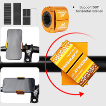 Load image into Gallery viewer, Low-Profile Ring-Type Bicycle Phone Mount Waterproof Rust-Resistant Aluminum Alloy Navigation Holder Cycling Accessory
