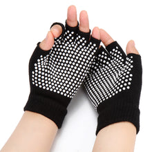 Load image into Gallery viewer, 1Pair Women's Fingerless Aerial Yoga Gloves Non-Slip Breathable Sports Gloves Pilates Auxiliary Supplies
