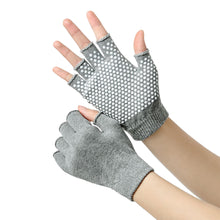 Load image into Gallery viewer, 1Pair Women's Fingerless Aerial Yoga Gloves Non-Slip Breathable Sports Gloves Pilates Auxiliary Supplies
