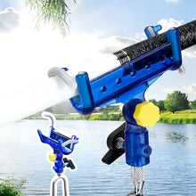 Load image into Gallery viewer, Multi-Function Self-Locking Rod Holder with Ground Spike 180° Adjustable Fishing Pole Stand for Fishing and Spinning Rods

