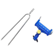 Load image into Gallery viewer, Multi-Function Self-Locking Rod Holder with Ground Spike 180° Adjustable Fishing Pole Stand for Fishing and Spinning Rods
