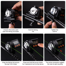 Load image into Gallery viewer, Electronic Fishing Line Length Counter Roller-Type Bidirectional Counting Measurement Device for Spinning Reels Baitcasting Reels Fishing Tackle Accessory
