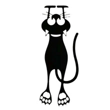 Load image into Gallery viewer, Cute Hollow Black Kitten Bookmark Acrylic Organic Glass Creative Hanging Book Page Marker Fun Reading Decor Accessory
