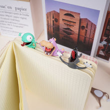 Load image into Gallery viewer, 3D Stereo Cartoon Marker Animal Bookmarks Original Cute Cat PVC Material Funny Student School Stationery Children Gift Bookmark
