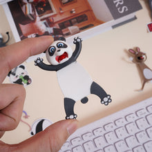 Load image into Gallery viewer, 3D Stereo Cartoon Marker Animal Bookmarks Original Cute Cat PVC Material Funny Student School Stationery Children Gift Bookmark

